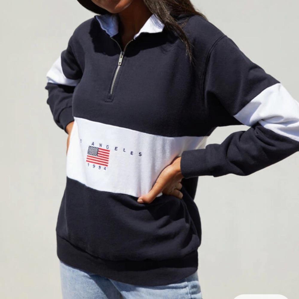 John Galt Half Zip Sweatshirt